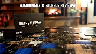 Sans Alliés Review. A Quick Card-Based War Game.