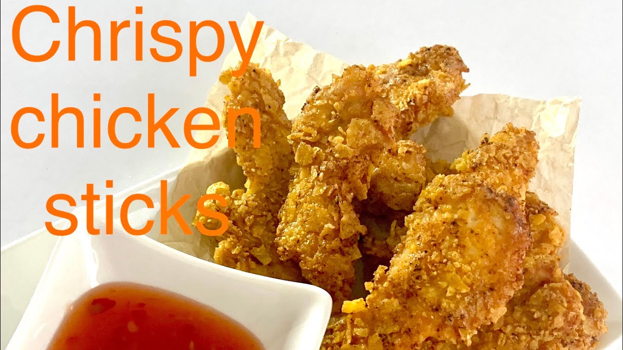 Chrispy chicken sticks | хрустящие куриные палочки - YouTube