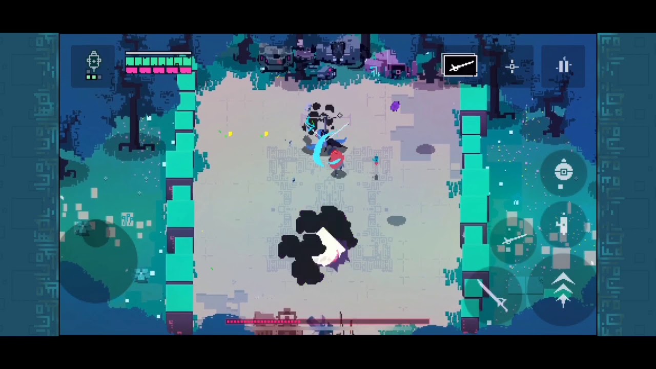 Hyper Light Drifter iOS Gameplay - Hidden Boss Fight!