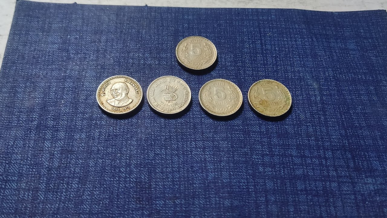 5rs coins edge variety details #coin#error coins - YouTube