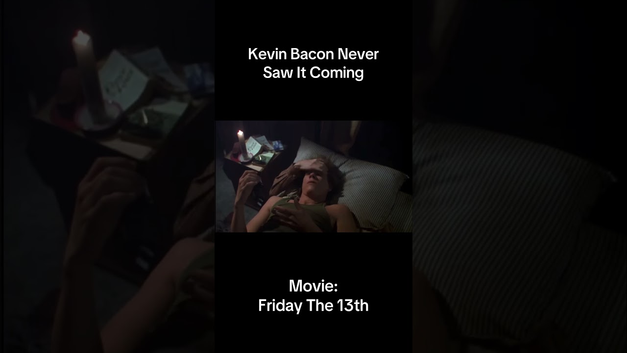 Poor Kevin Bacon #kevinbacon #fridaythe13th #horrormovie #shorts
