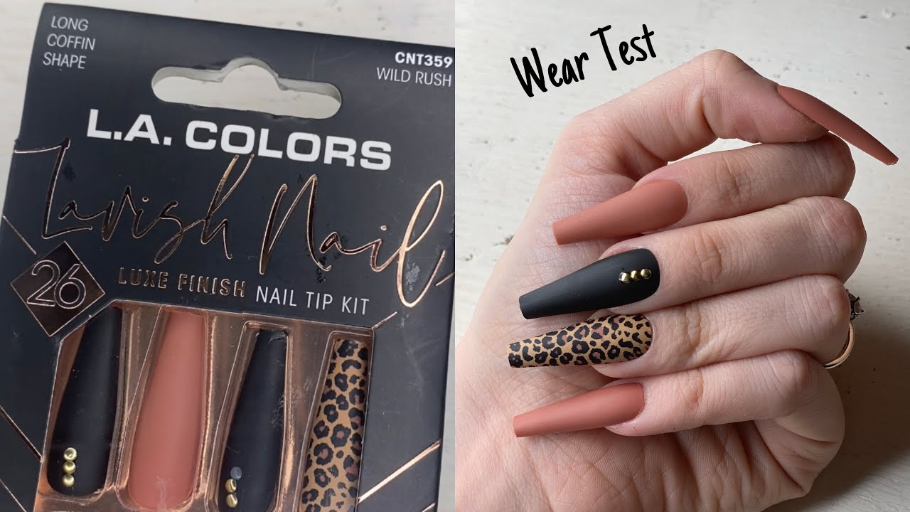 THE TRUTH : . COLORS LAVISH PRESS ON NAILS | APPLICATION + WEAR TEST  #diynails - YouTube