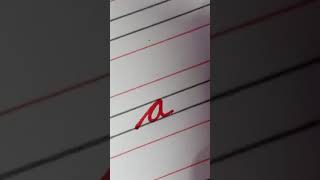 Cursive writing a to z | Small letter a cursivewriting handwriting calligraphy cursive abcd??