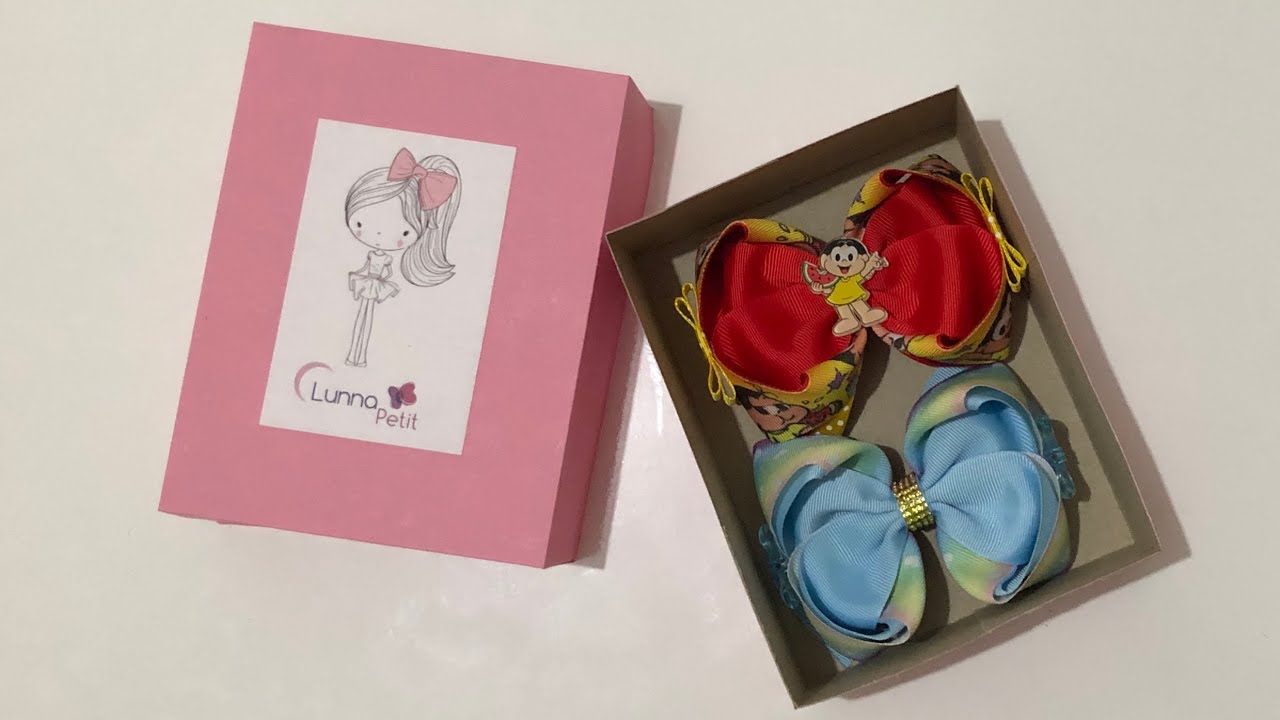 CAIXA PARA 2 LAÇOS/ ou 1 TIARA (Super últil)