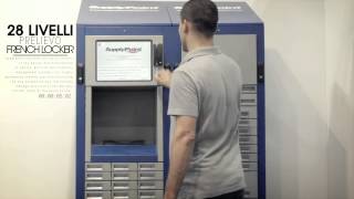 Big size item Vending Machine French locker - Withdraw