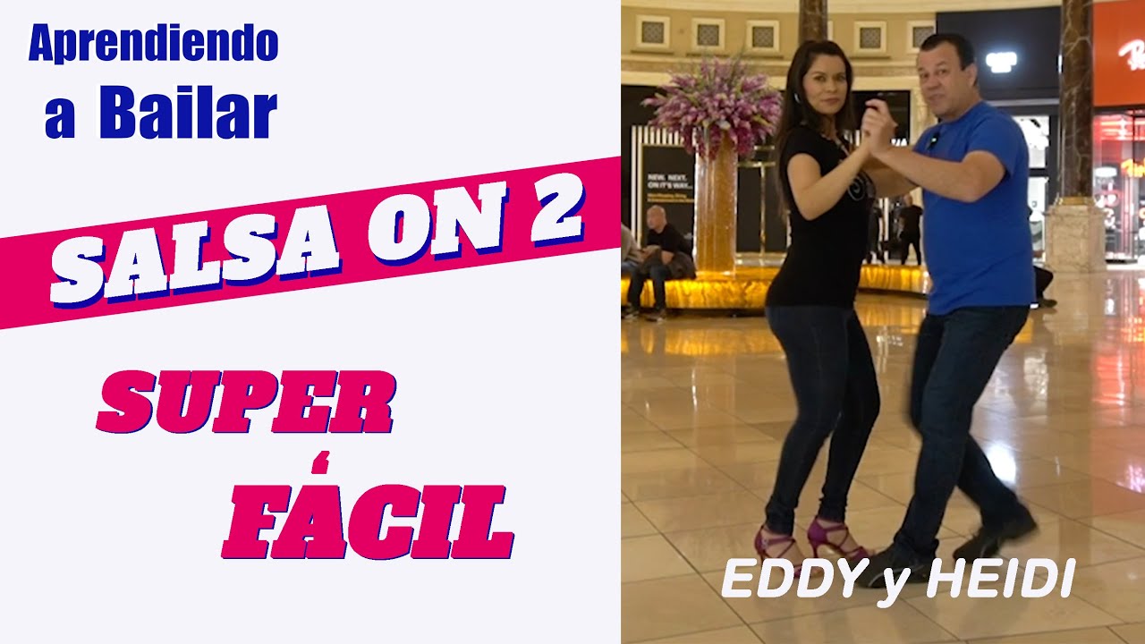 Salsa on 2 en Pareja - Aprendiendo a bailar - YouTube