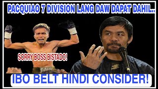 Naku Po! 8 Division ni Manny Pacquiao Delikado! Ang Dahilan ng Fans alamin!