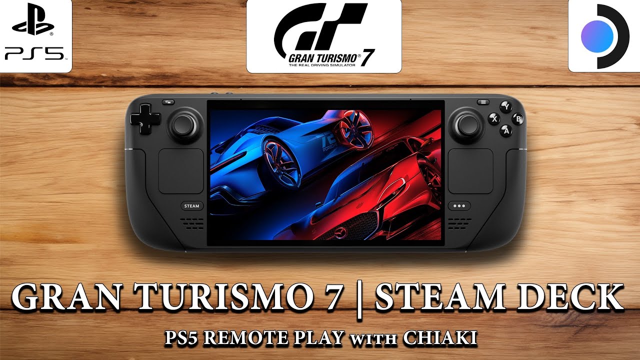 Steam Deck - PS5 Remote Play with Chiaki - Gran Turismo 7 