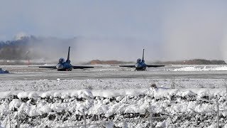 20180125 本日の松島基地 朝の光景…F-2