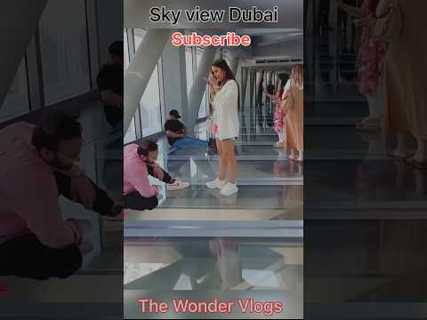Sky View Dubai | Dubai mini vlog Dubai Burj Khalifa | Dubai trip  #shorts #youtubeshorts #viral