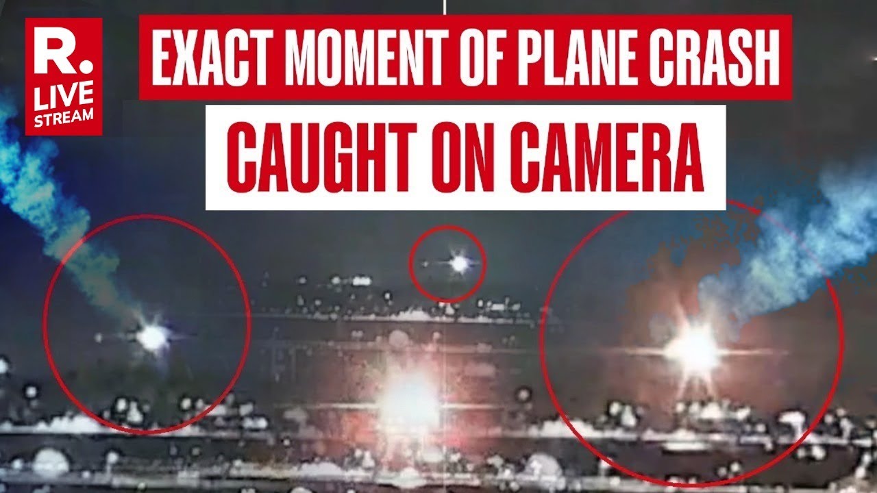Shocking Moment: Plane Crashes Into Potomac River After Mid-Air ...