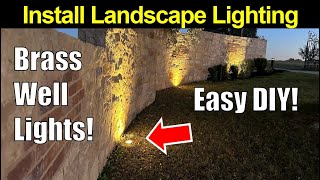 ✅ How to Install Gardenreet Low Voltage Lighting ● Well Lights ● Easy DIY