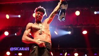 Blueface Rapper Performs Bleed It At Slumped Fest