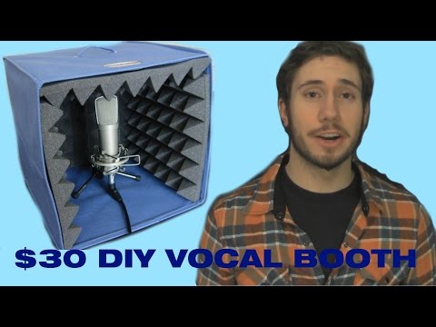 How to build a Portable Vocal Booth for under $30!