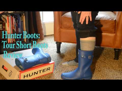 hunter original tour short rain boots