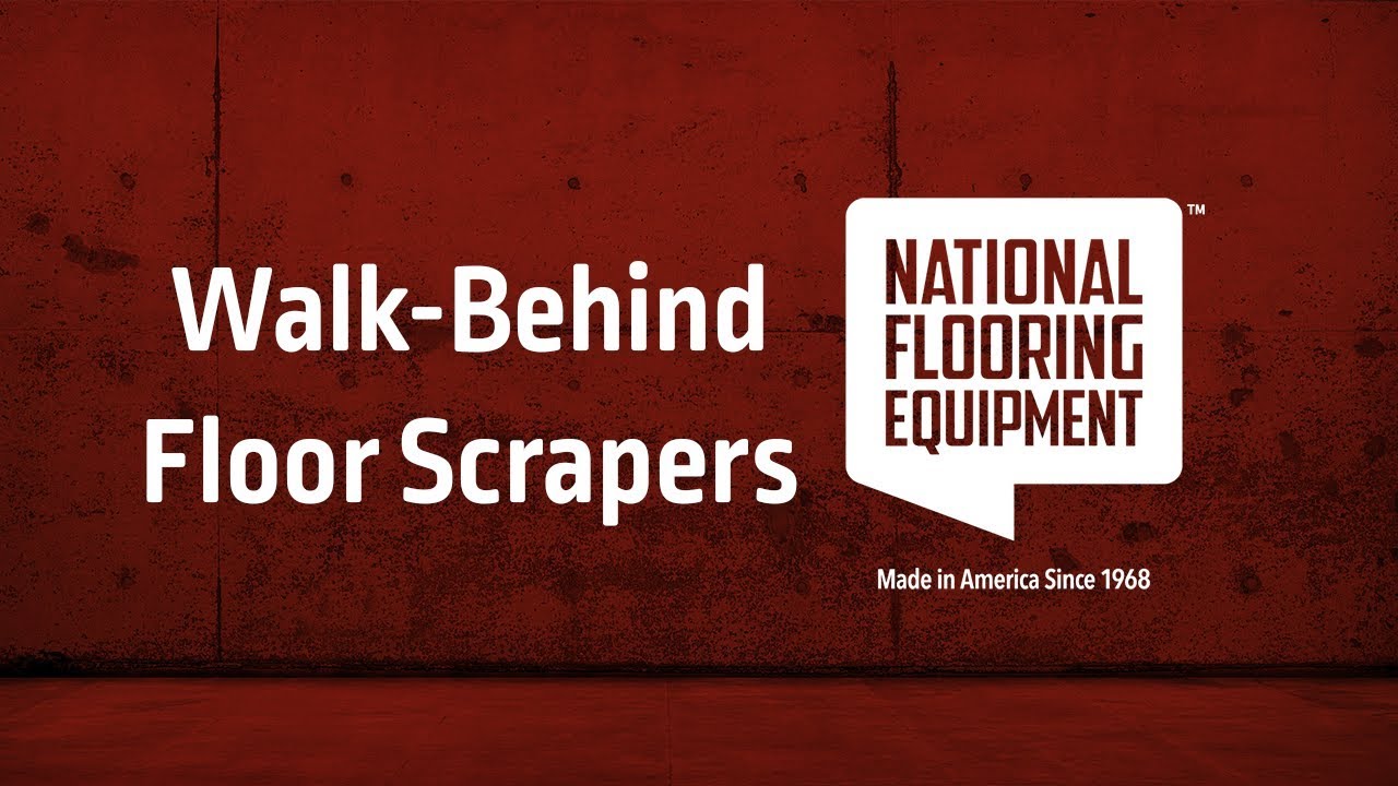 National Panther Self Propelled Walk Behind Concrete Floor Scraper