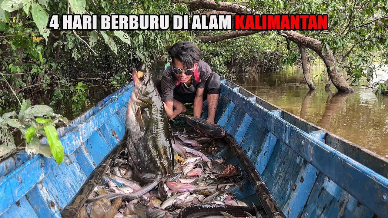 4 HARI MANCING BELUT, CARI IKAN & TANAMAN LIAR DI ALAM HASILNYA MELIMPAH BANGET😅 #bocahpecicilan