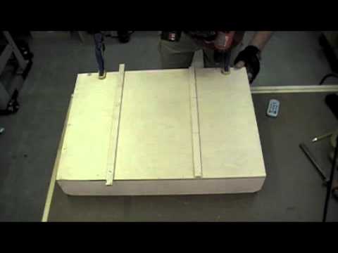 woodworking project - how to make a dado sled for the
