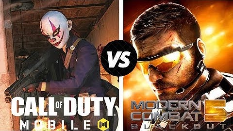 Call Of Duty MOBILE Vs Modern Combat 5