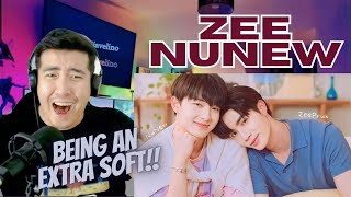 [REACTION] ZeeNuNew | Zee Pruk slowly falling for Nunew and becoming *extra* soft