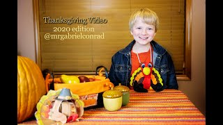 2017 Thanksgiving Puppet Video 🦃Ideas for Parents 👪Recap until 2020🥧Crafts