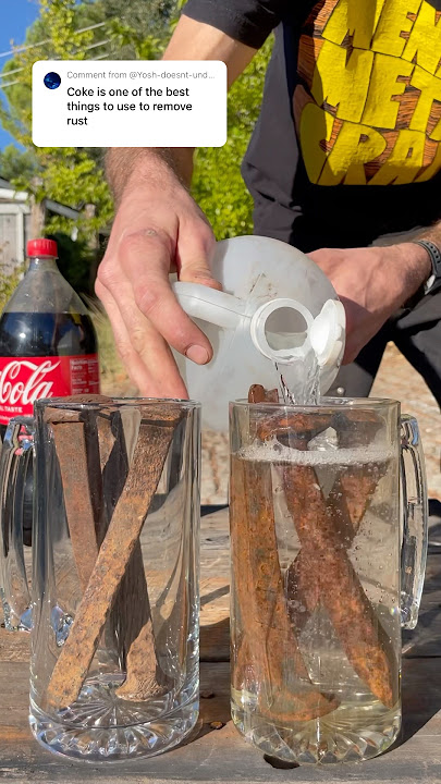 Rust Removal : Coke Vs Vinegar , A Side By Side Comparison