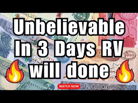 🔥Unbelievable In 3 Days RV Will Done🔥 Iraqi Dinar News Guru Intel Update Dinar IQD Value