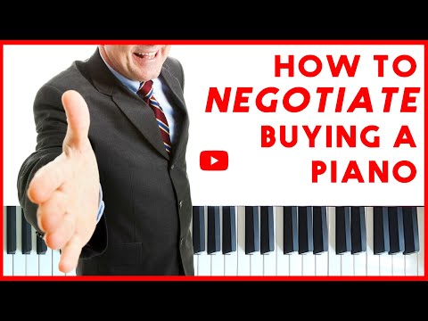 How To Negotiate Buying a Piano