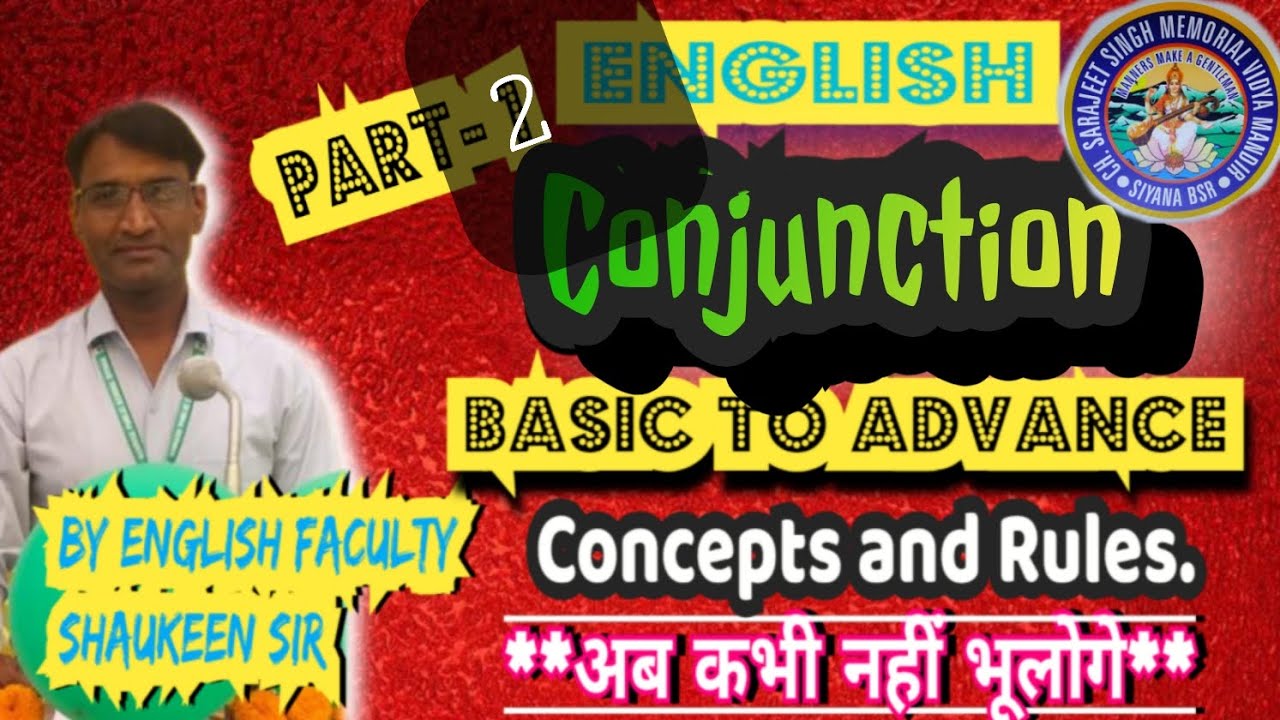 Conjunction // Parts of speech : Conjunction Part-2 - YouTube