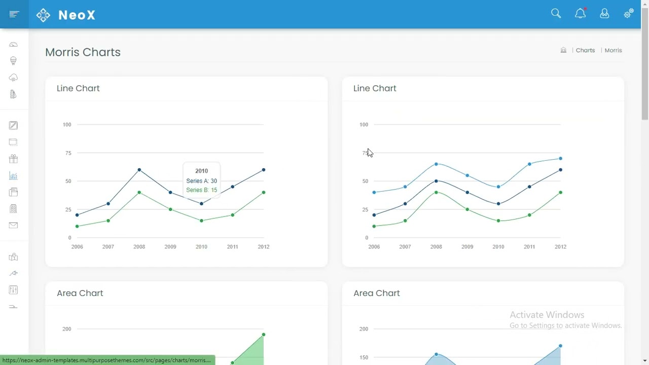 Bootstrap  Admin Templates - Neox
