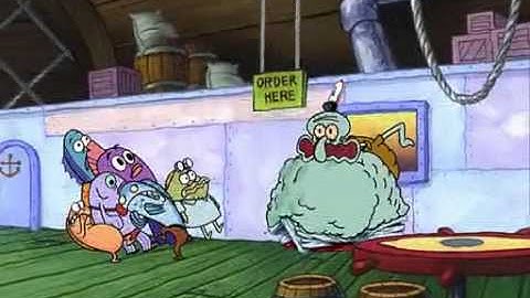 spongebob squarepants squidward gain overweight