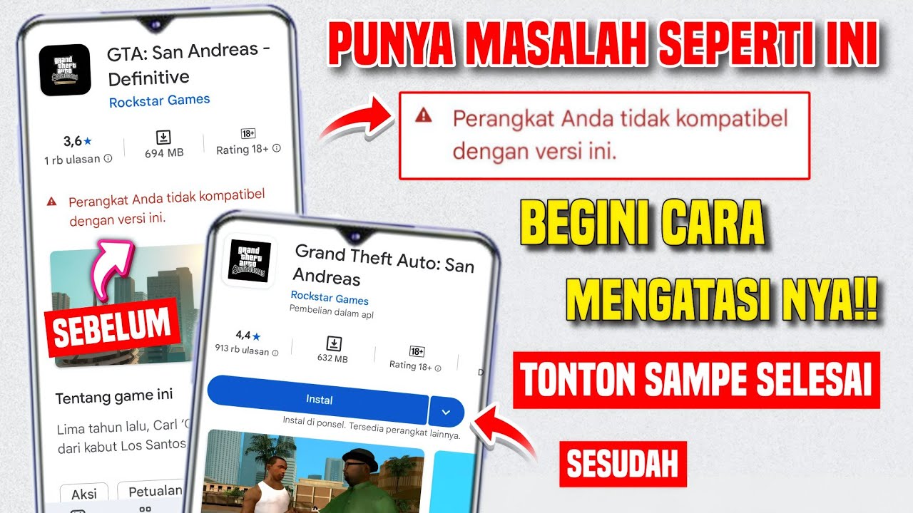Cara Mengatasi Aplikasi Tidak Kompatibel Dengan Perangkat Anda Google