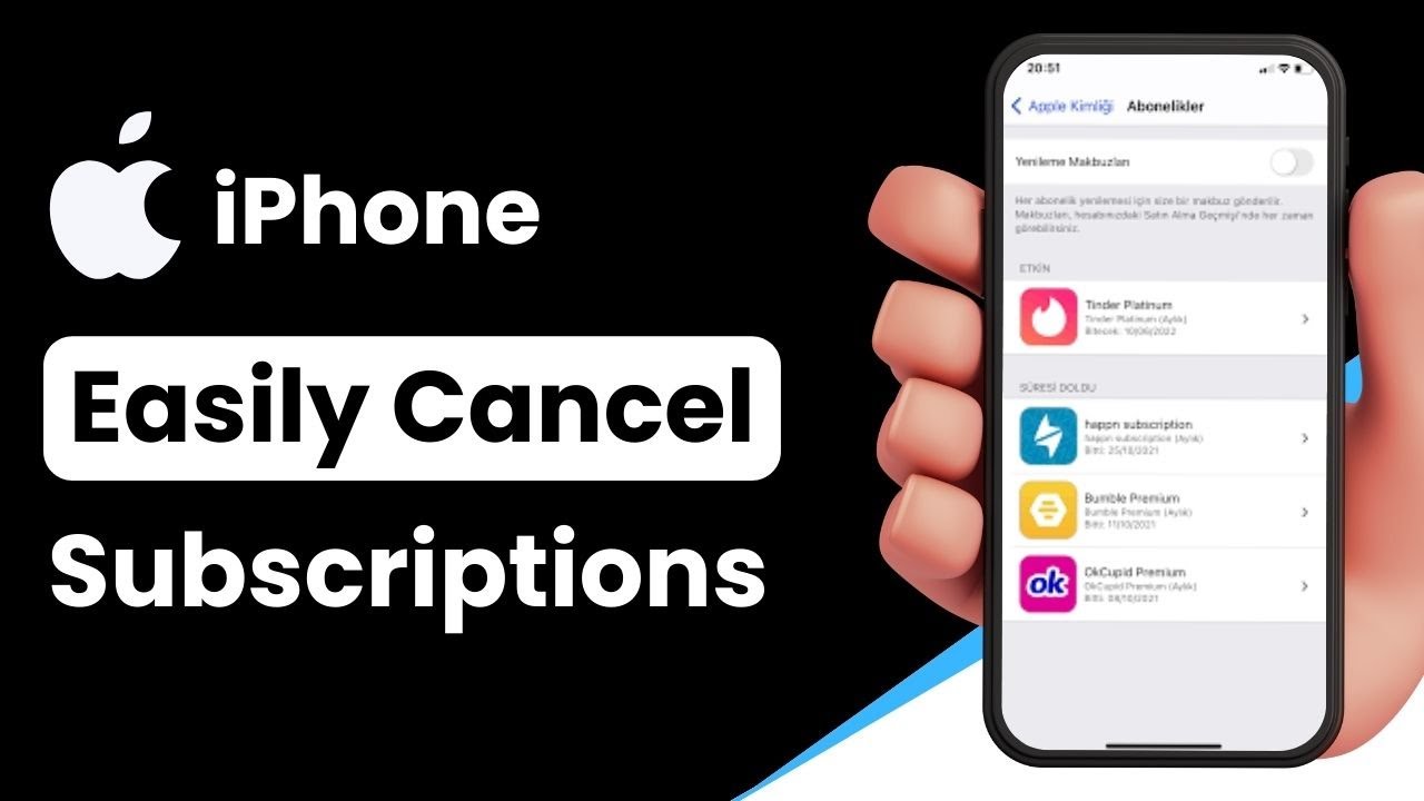 How to Cancel Subscriptions on iPhone - YouTube