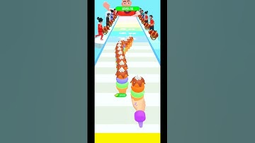 Ice Cream Stack Runner 3D Game (Relaxing Gameplay)#8🍧🍦#icecream #sandwich #shorts #funny