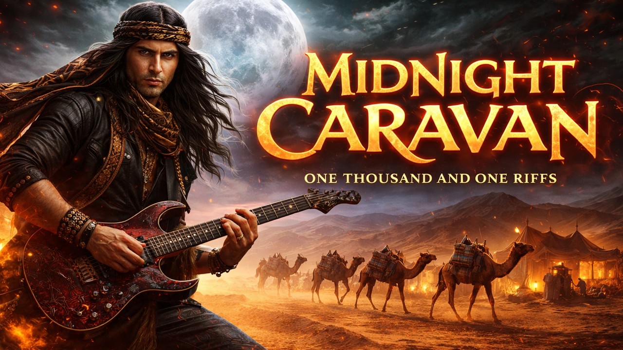 Midnight Caravan | Epic Arabic Rock World Fusion | Middle Eastern Desert Metal Vibes