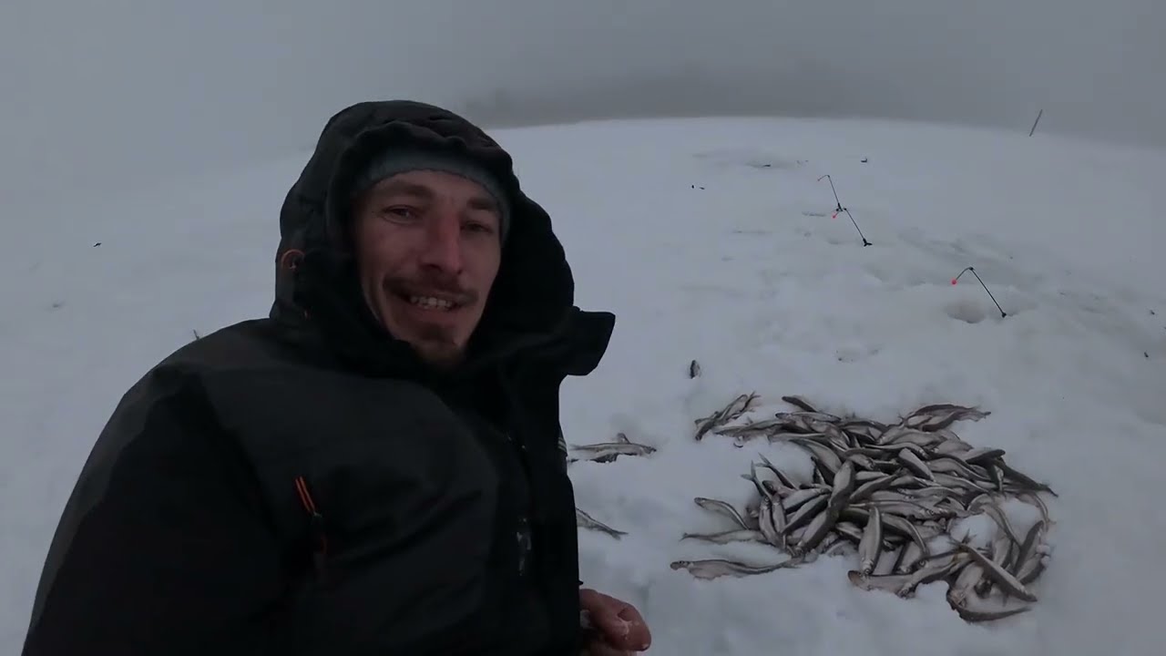 КЛЮВАЛО У ВСІХ!!! Рибалимо в колі друзів. Ловля корюшки у Фінляндії на просторах Ботнчної затоки