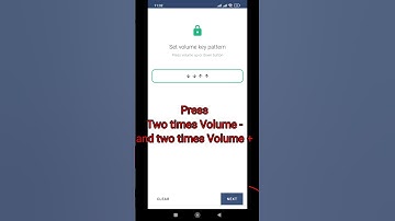 Lock App with volume button 10 June 2023