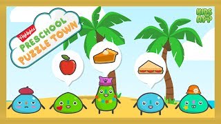 Preschool Puzzle Town - Activities for Young Children - Best App For Kids screenshot 1