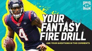 NFL Week 6 Fantasy Football Advice | “Your Fantasy Fire Drill”