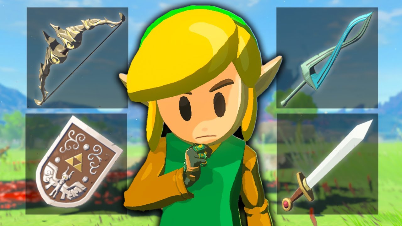 Tears of The Kingdom But I can ONLY use Gear From Past Zelda Games