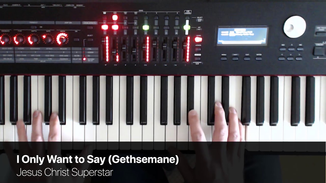 I Only Want To Say (Gethsemane) - Jesus Christ Superstar - Piano Cover