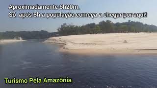 PRAIA DO TUPÉ: Tranquilidade a margem esquerda do Rio Negro, em Manaus.