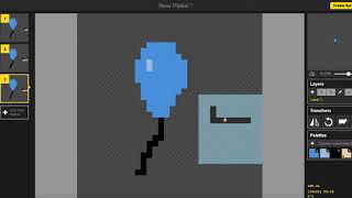 Piskel Tutorial: Balloon Popping GIF