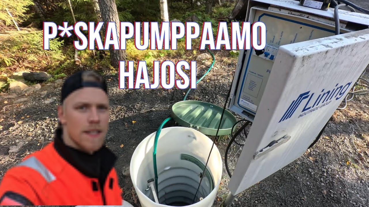 Jätevesipumppaamon korjaaminen