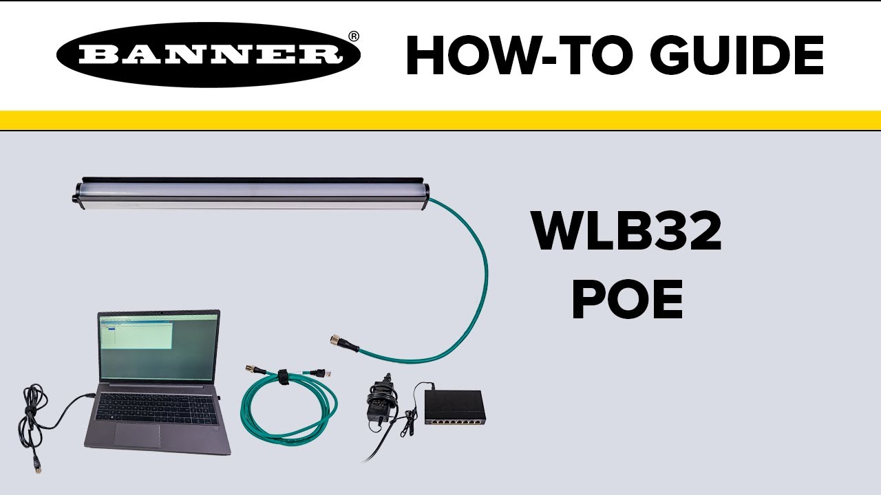 Banner WLB32 Power Over Ethernet: Basics - YouTube