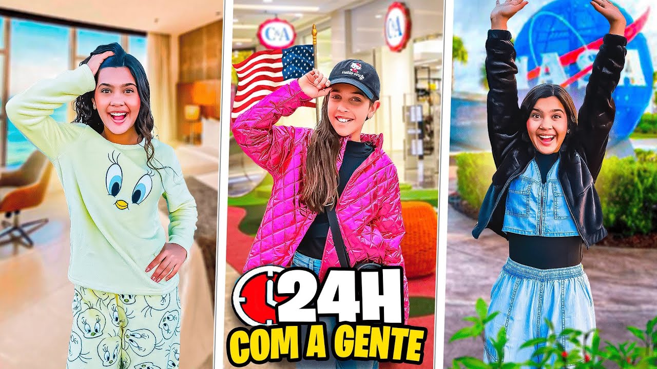 24 HORAS JUNTO COM VOCÊS, TUDO QUE NÓS FIZEMOS !!!