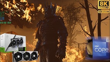 MSI SUPRIM X 4090 | The Witcher 3: Wild Hunt | 8K Game-play | Max Settings | 12900K | DDR5