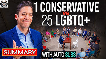 1 Conservative vs 25 LGBTQ+ Activists (feat. Michael Knowles) | Surrounded - SUMMARY podcast
