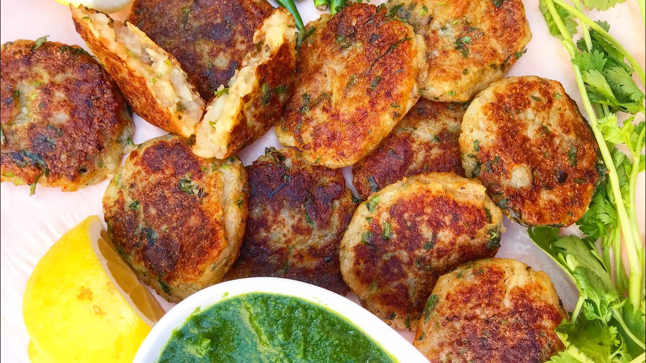 Aloo Tikki with Green Chutney YouTube