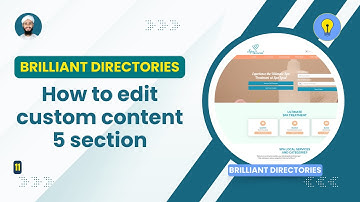How to edit custom content 5 section in Brilliant Directories by Dev Bilal | Home page series.
